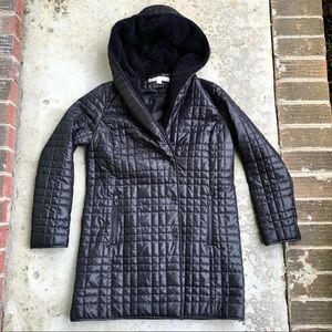 Kenneth Cole Black Quilted Puffer Jacket